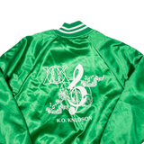 Kk Band Womens Varsity Jacket Green Nylon M