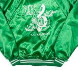 Kk Band Womens Varsity Jacket Green Nylon M