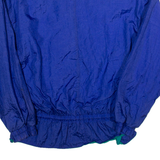 CASUAL Mens Shell Jacket Blue Nylon M