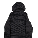 THE NORTH FACE Down Insulated Womens Parka Jacket Black Nylon Hooded S