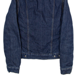 LEVI'S Womens Sherpa Lined Denim Jacket Blue XS
