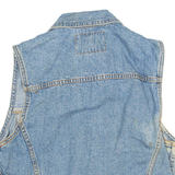 LEVI'S Womens Denim Gilet Blue L