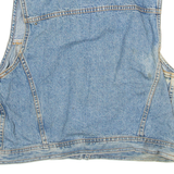 LEVI'S Womens Denim Gilet Blue L