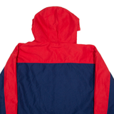 NASCAR Mesh Lined Mens Track Jacket Blue Hooded L