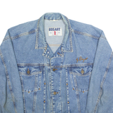 BOGART Mens Denim Jacket Blue L