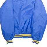 HARTWELL SPORTS Mens Varsity Jacket Blue Nylon USA M