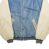 GEAR Mens Bomber Jacket Blue L