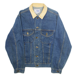 WEATHERED BLUES Womens Denim Jacket Blue M