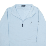 NAUTICA Mens Fleece Jacket Blue L