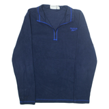 REEBOK Mens Fleece Jacket Blue M
