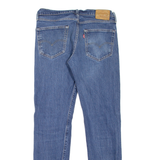 LEVI'S 502 Jeans BIG E Mens Blue Regular Tapered Stone Wash W34 L34