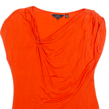 TED BAKER Womens Top Red V-Neck S