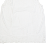 PHASE EIGHT Womens Vest White Sleeveless UK 12