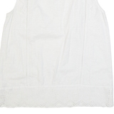 PHASE EIGHT Womens Vest White Sleeveless UK 12
