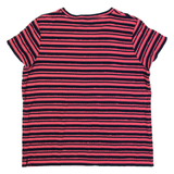 LAURA ASHLEY Womens Top Pink Striped UK 12