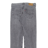LEVI'S 501 BIG E Jeans Mens Grey Regular Straight W30 L32