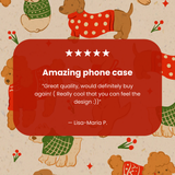 Seashell Jolly Doggos iPhone 14 Pro Case