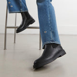 Boots Agen Cuir Noir