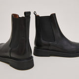 Boots Agen Cuir Noir