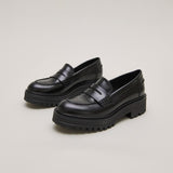 Mocassins Alfi Cuir Noir