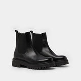 Boots Amandine Cuir Noir