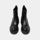 Boots Amandine Cuir Noir