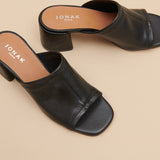 Mules Butterfly Cuir Noir