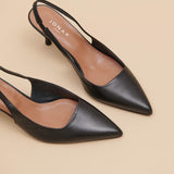 Escarpins Diamantine Cuir Noir