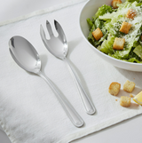 Anygleam Silver Giant Spoon & Fork Set – 2-Piece Stainless Steel