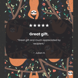 Black Jungle Sloths Samsung Galaxy S23 Case