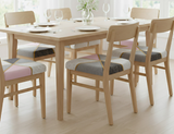 Anyseat Grey and Pink with Gold Linear Print Chair Cover – Stretch Washable Removable Seat Cover for Dining & Kitchen