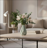 ANYDECO Flower Vase Light Green Medium Geometric Style Nordic Pot Home DecorVV