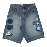 South Pole Denim Shorts - 35W 13L Blue Cotton