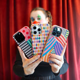 Bubblegum Pink Juggling Colors Google Pixel 9a Case