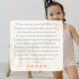 Girls' Wedgie-Free Full Coverage Shorties - Set of 2