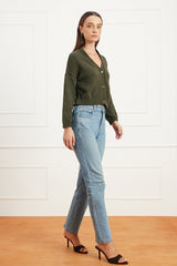 Diana Cardigan in Forest Green