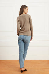 Sloane Crewneck in Mocha