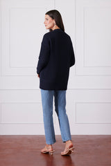 Emily Cardigan in Midnight Navy