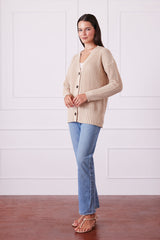 Emily Cardigan in Sand