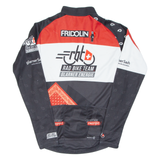 Cycling Mens Jersey Black Long Sleeve 1/2 Zip L