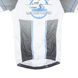Cycling Mens Jersey White 1/2 Zip S