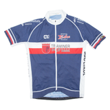 Cycling Mens Jersey Blue 1/2 Zip 2XL