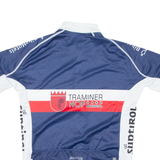 Cycling Mens Jersey Blue 1/2 Zip 2XL