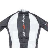 Cycling Mens Jersey White 1/2 Zip S