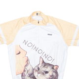 Cycling Womens Jersey Yellow 1/2 Zip L