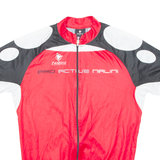 Cycling Mens Jersey Red 1/2 Zip L