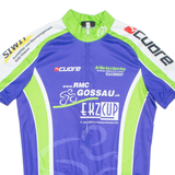 Cycling Mens Jersey Blue 1/2 Zip XS