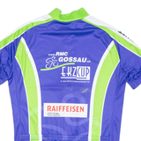 Cycling Mens Jersey Blue 1/2 Zip XS