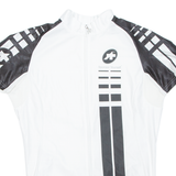 Cycling Womens Jersey White 1/2 Zip M
