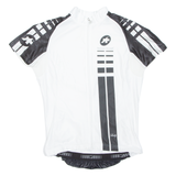 Cycling Womens Jersey White 1/2 Zip M